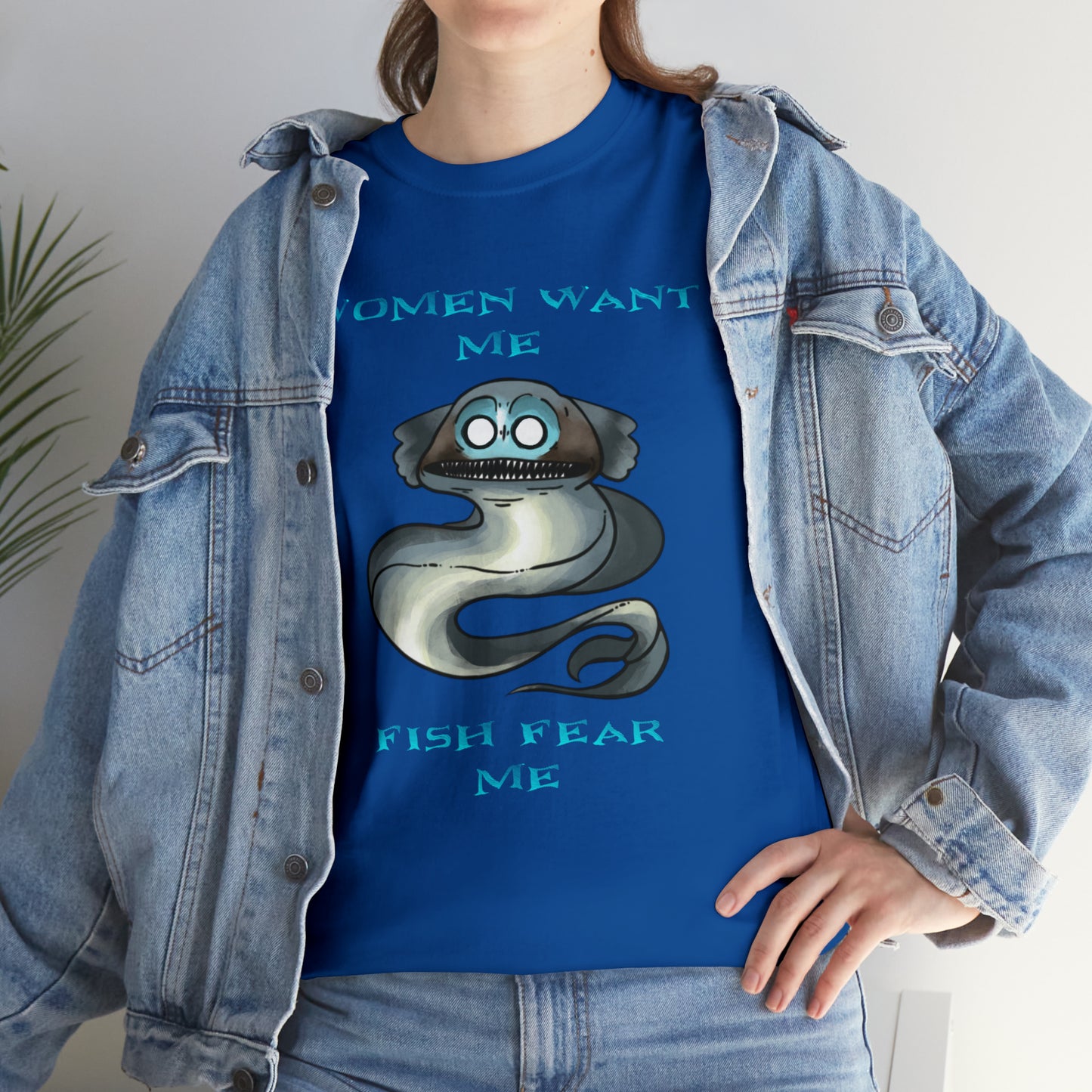 Telescope Fish Women want me fish fear me Unisex T-shirt