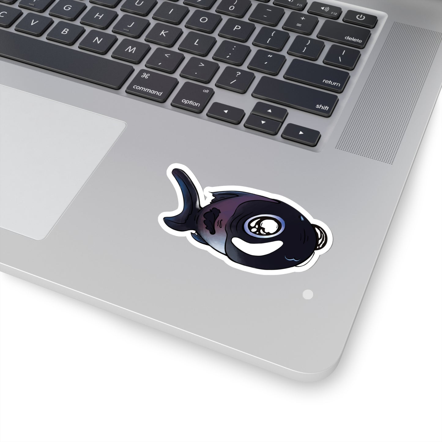 Cute Flashlight fish ocean marine sea animal Kiss-Cut Sticker