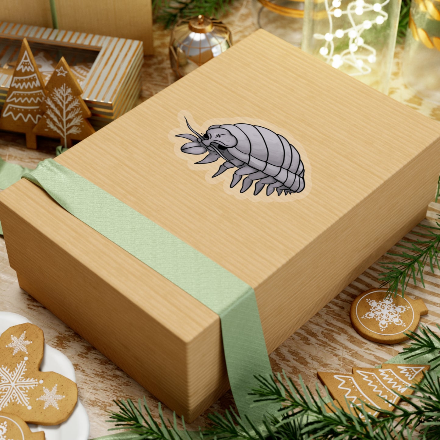 Giant Isopod ocean marine sea animal Kiss-Cut Sticker