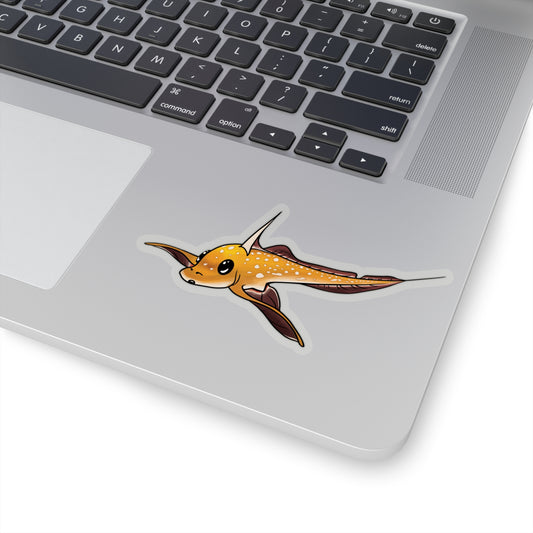 Chimaera fish ghost shark rat fish midnight marine sea animal Kiss-Cut Sticker