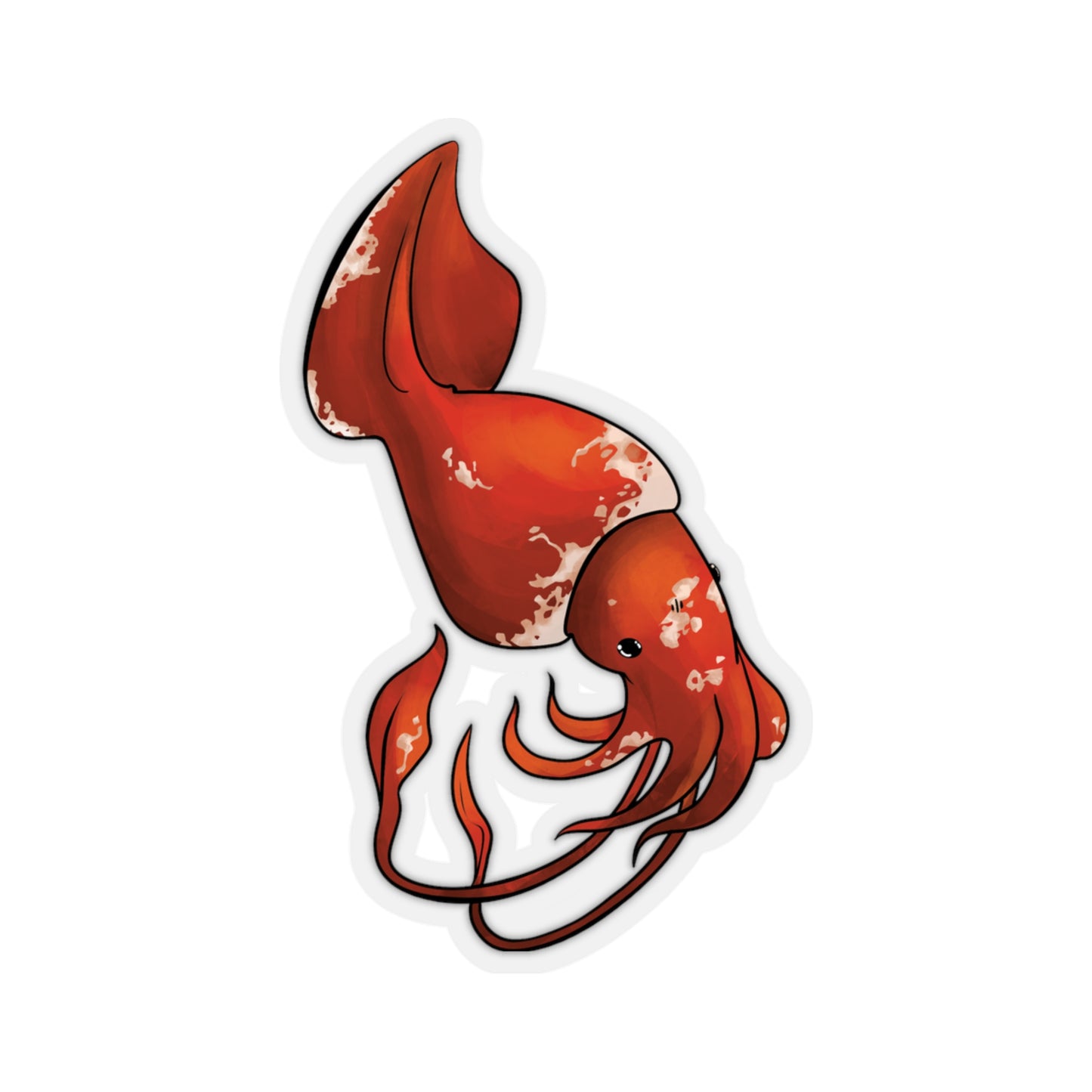 Colossal Squid giant squid ocean marine sea animal Kiss-Cut Sticker