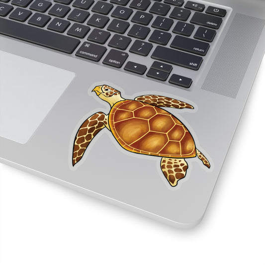 Sea Turtle ocean marine animal Kiss-Cut Sticker