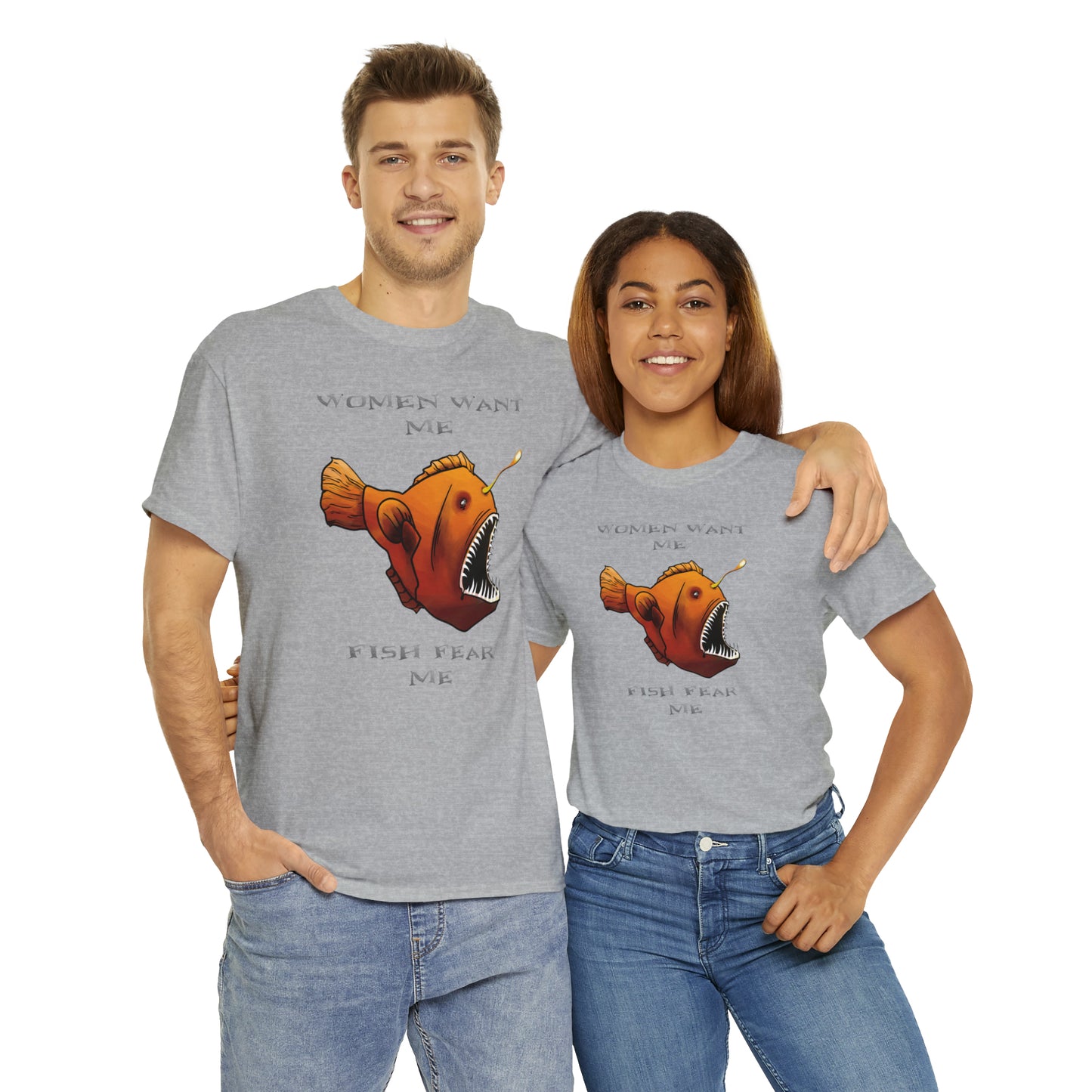 Angler fish Women want me fish fear me Unisex T-shirt