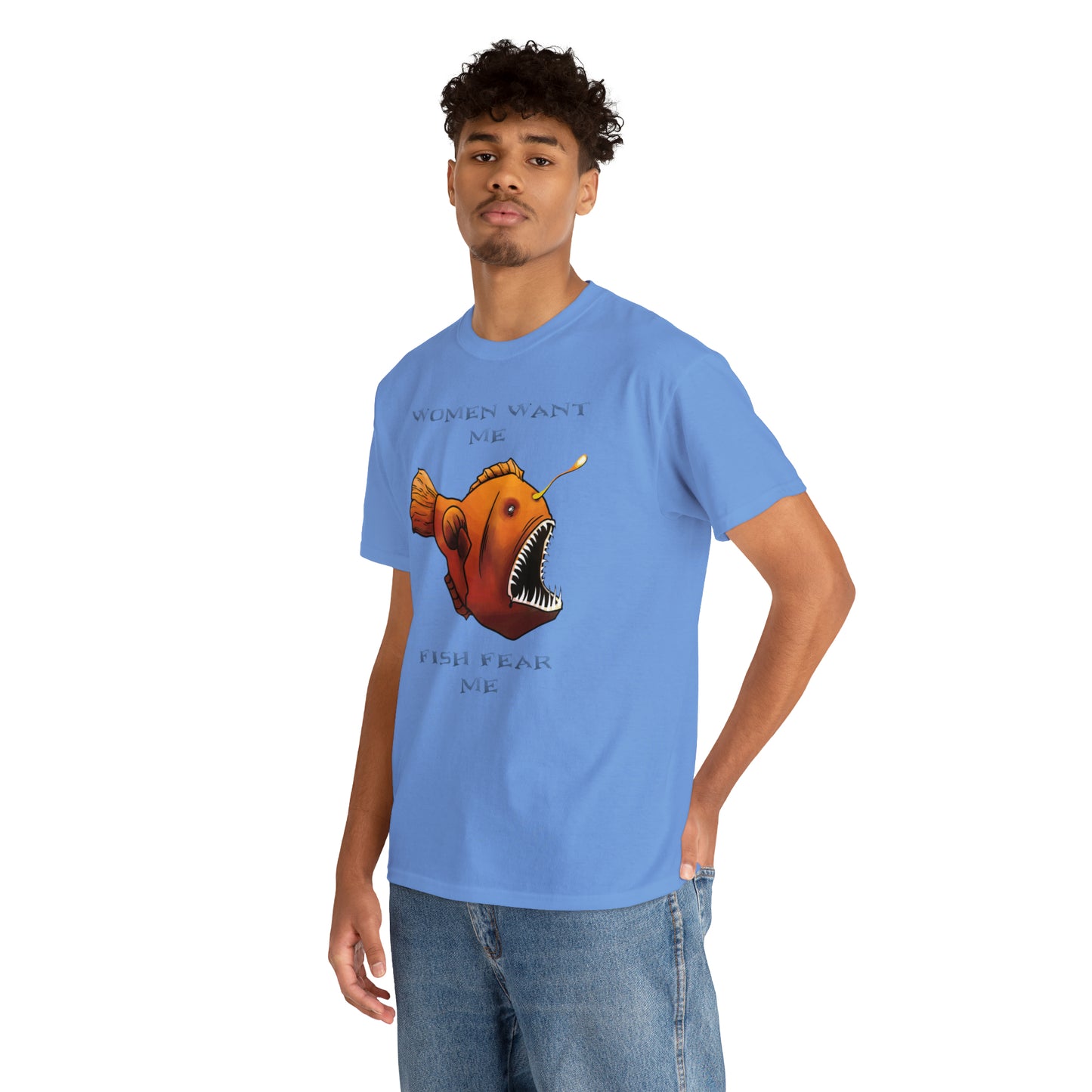 Angler fish Women want me fish fear me Unisex T-shirt