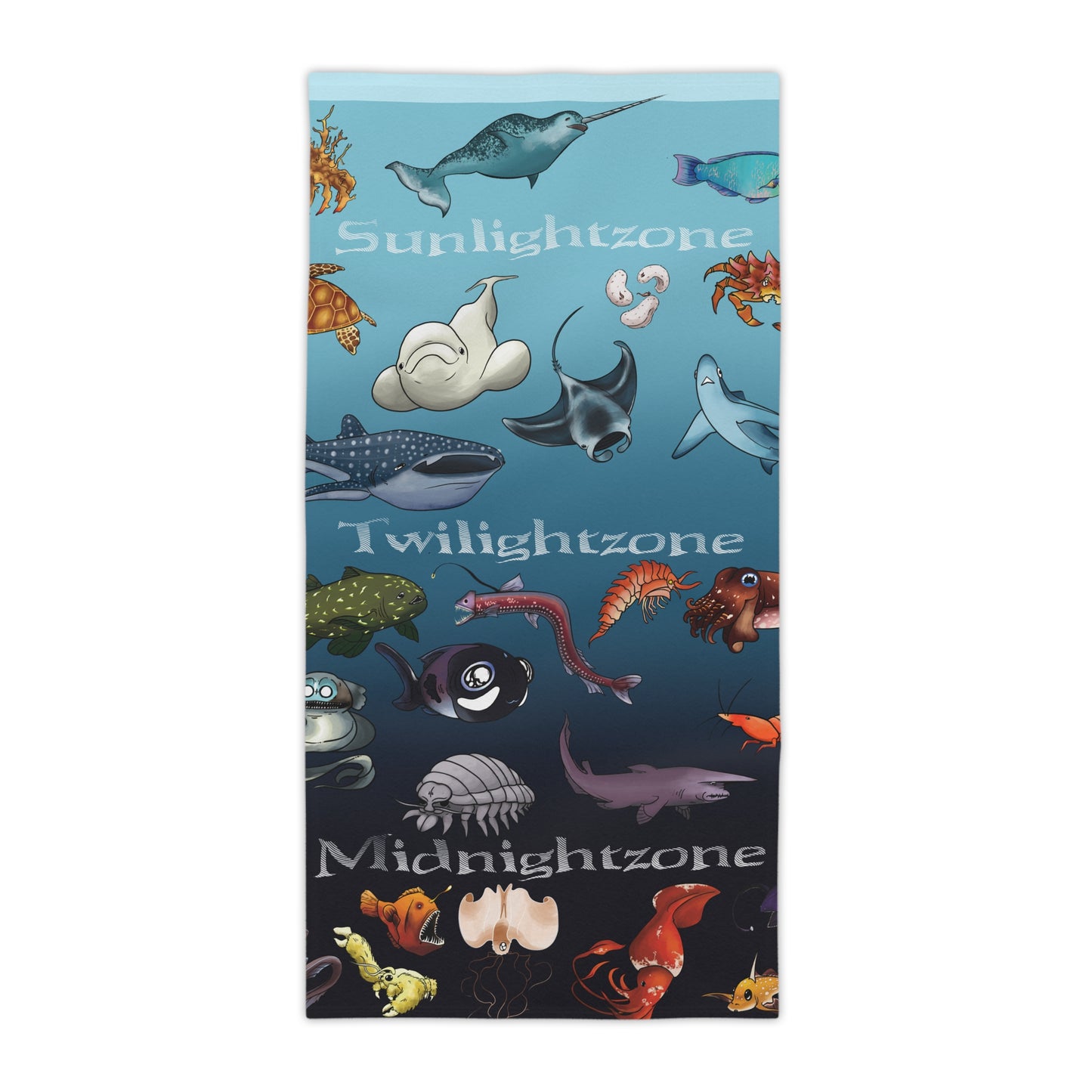 Ocean Zones Beach Towels
