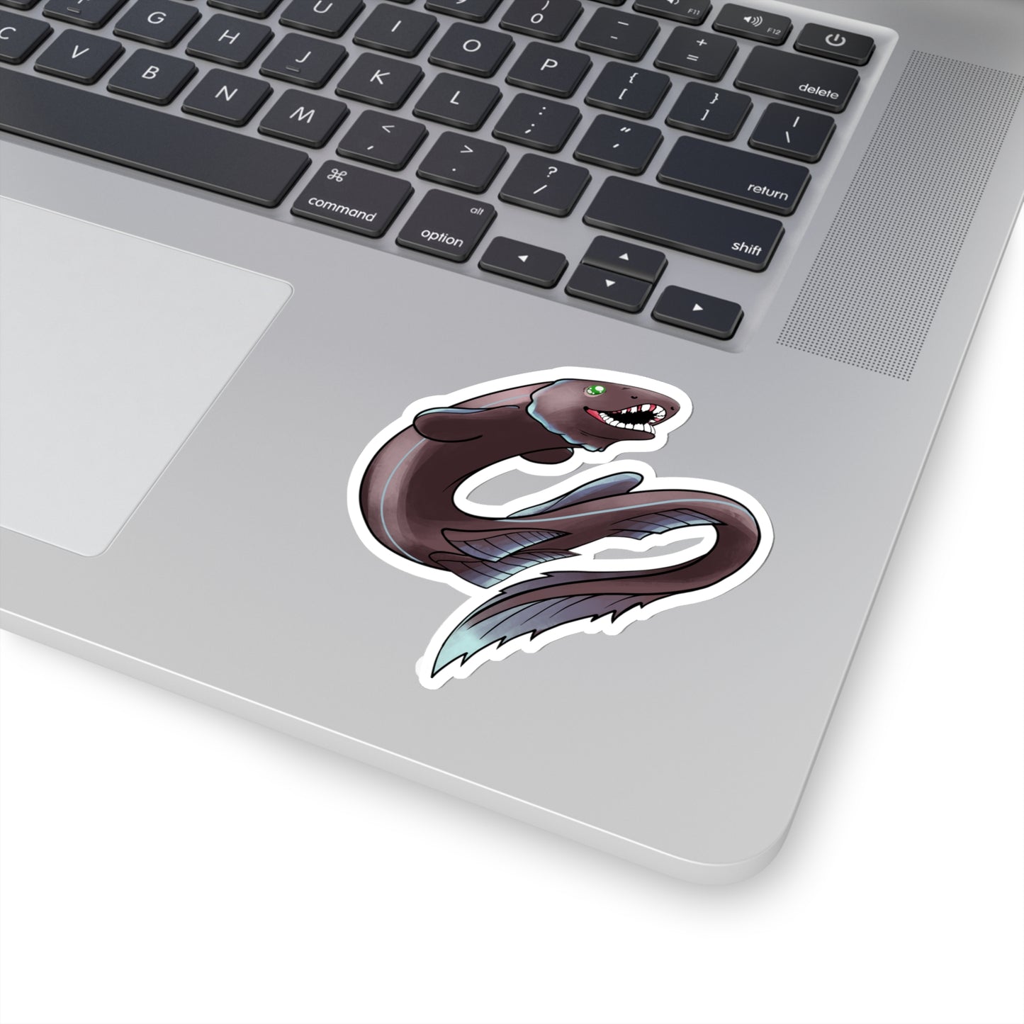 Frilled shark ocean marine sea animal Kiss-Cut Sticker
