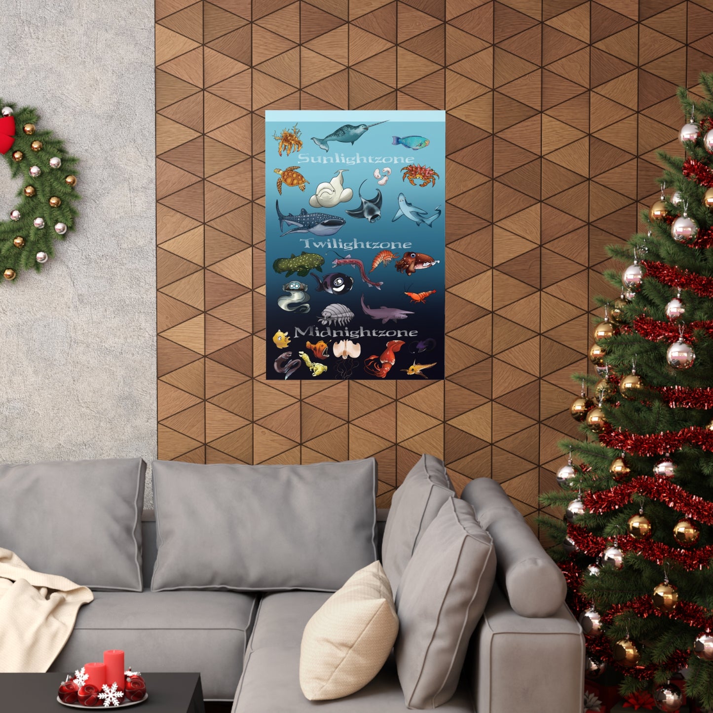 Ocean Zones Premium Matte Vertical Posters