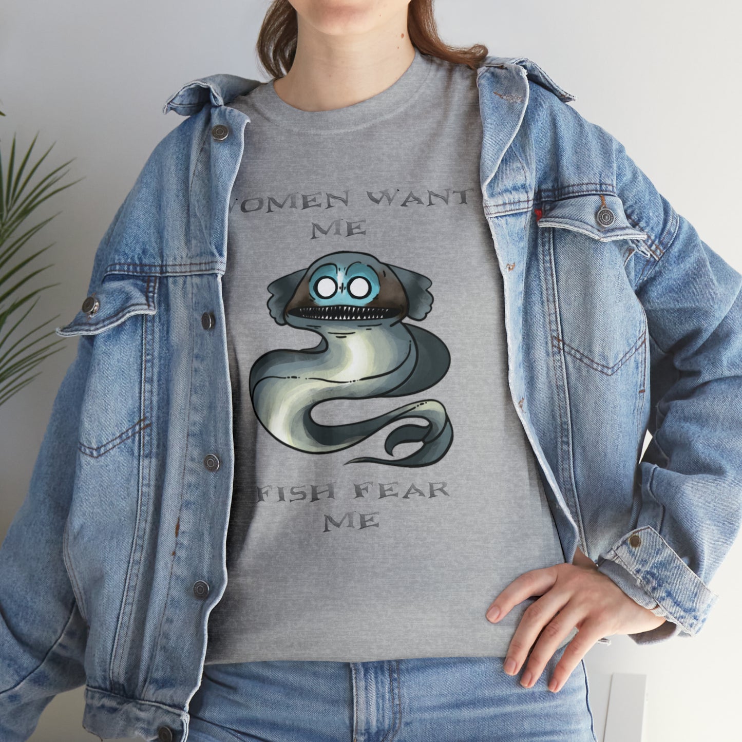 Telescope Fish Women want me fish fear me Unisex T-shirt