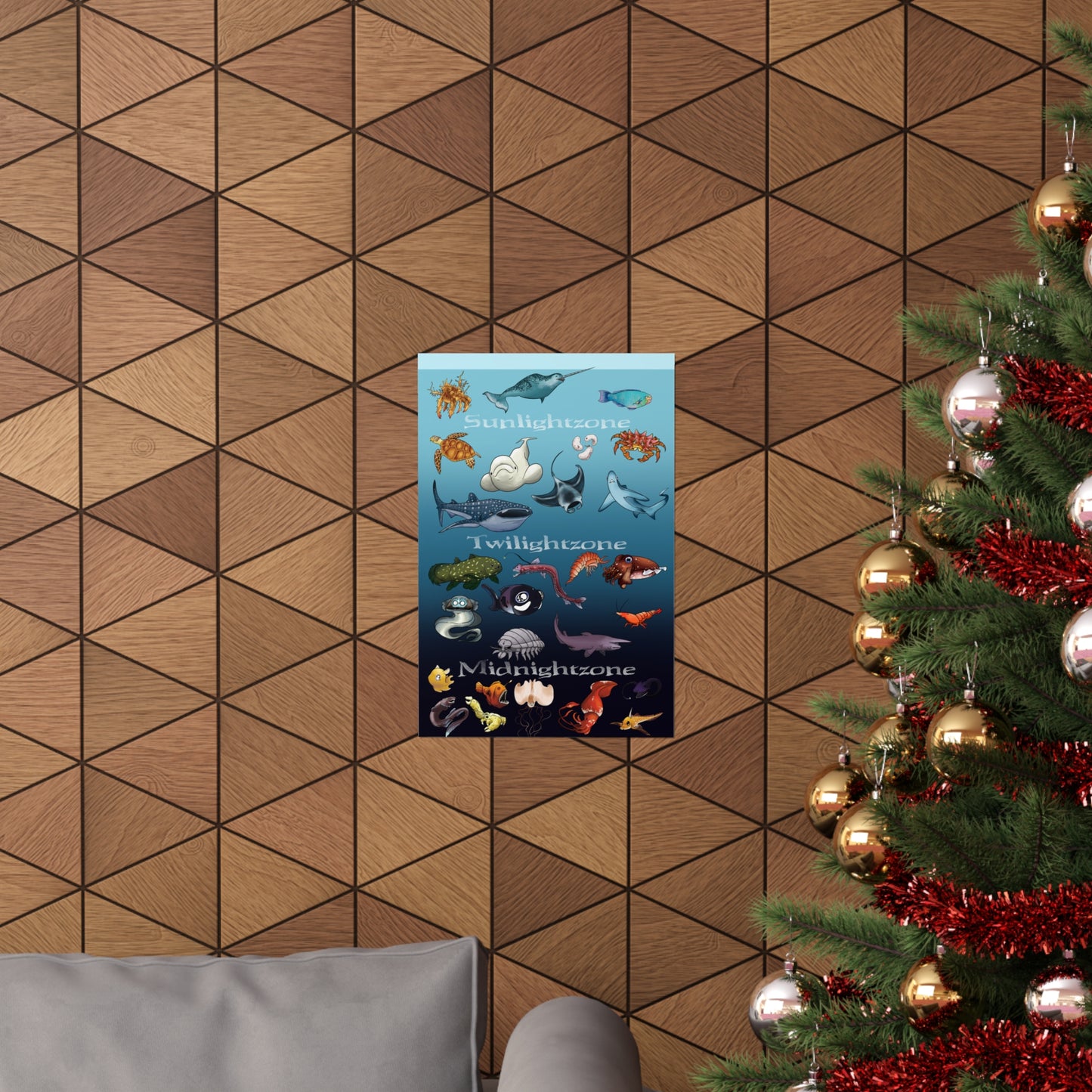 Ocean Zones Premium Matte Vertical Posters