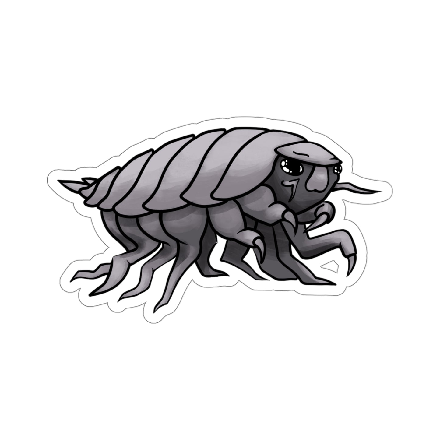 Giant Isopod ocean marine sea animal Kiss-Cut Sticker