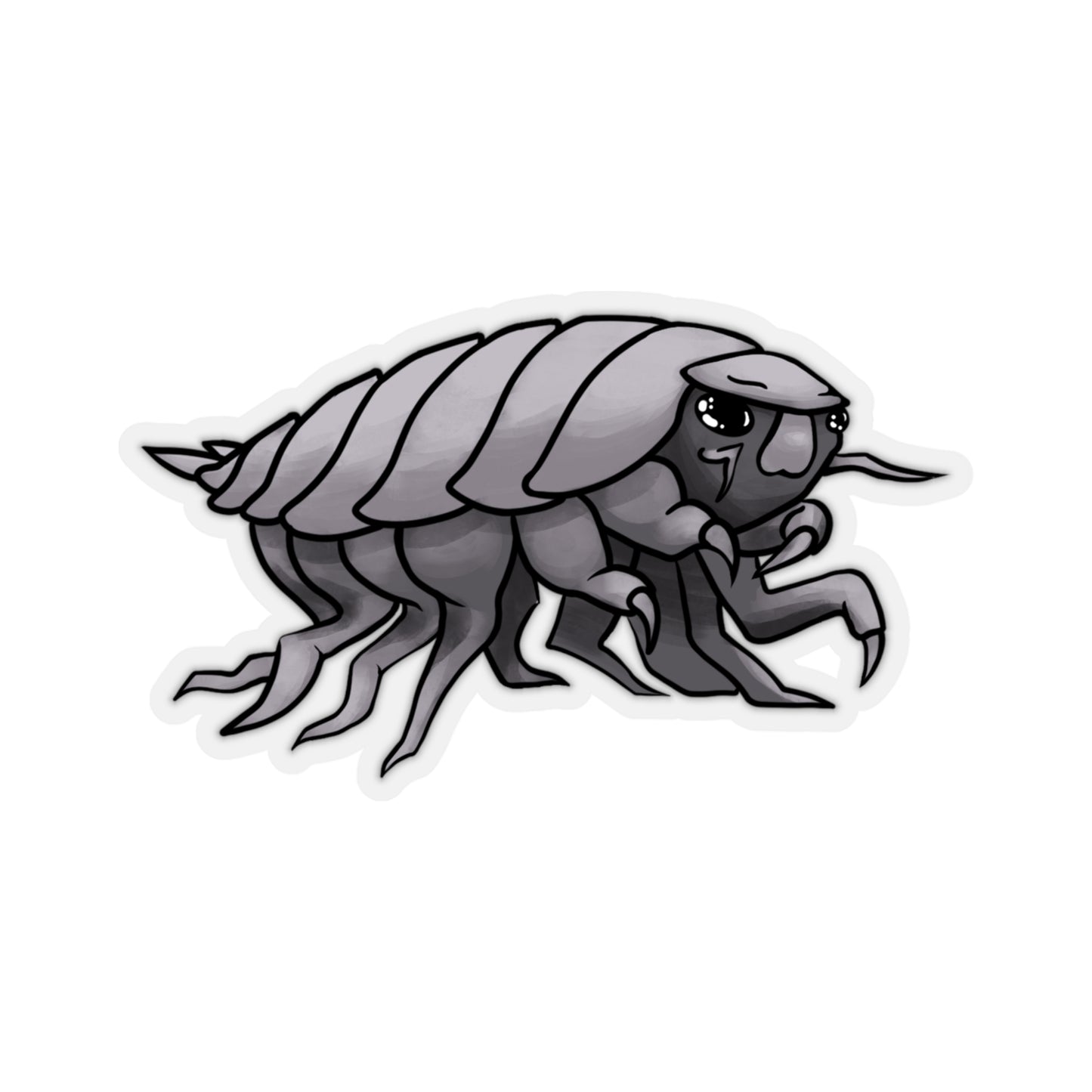 Giant Isopod ocean marine sea animal Kiss-Cut Sticker