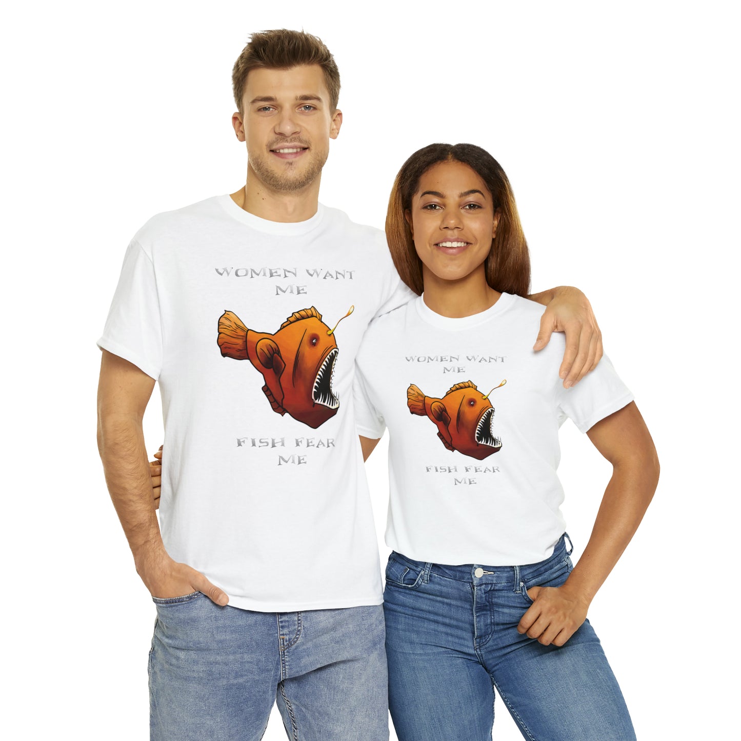 Angler fish Women want me fish fear me Unisex T-shirt