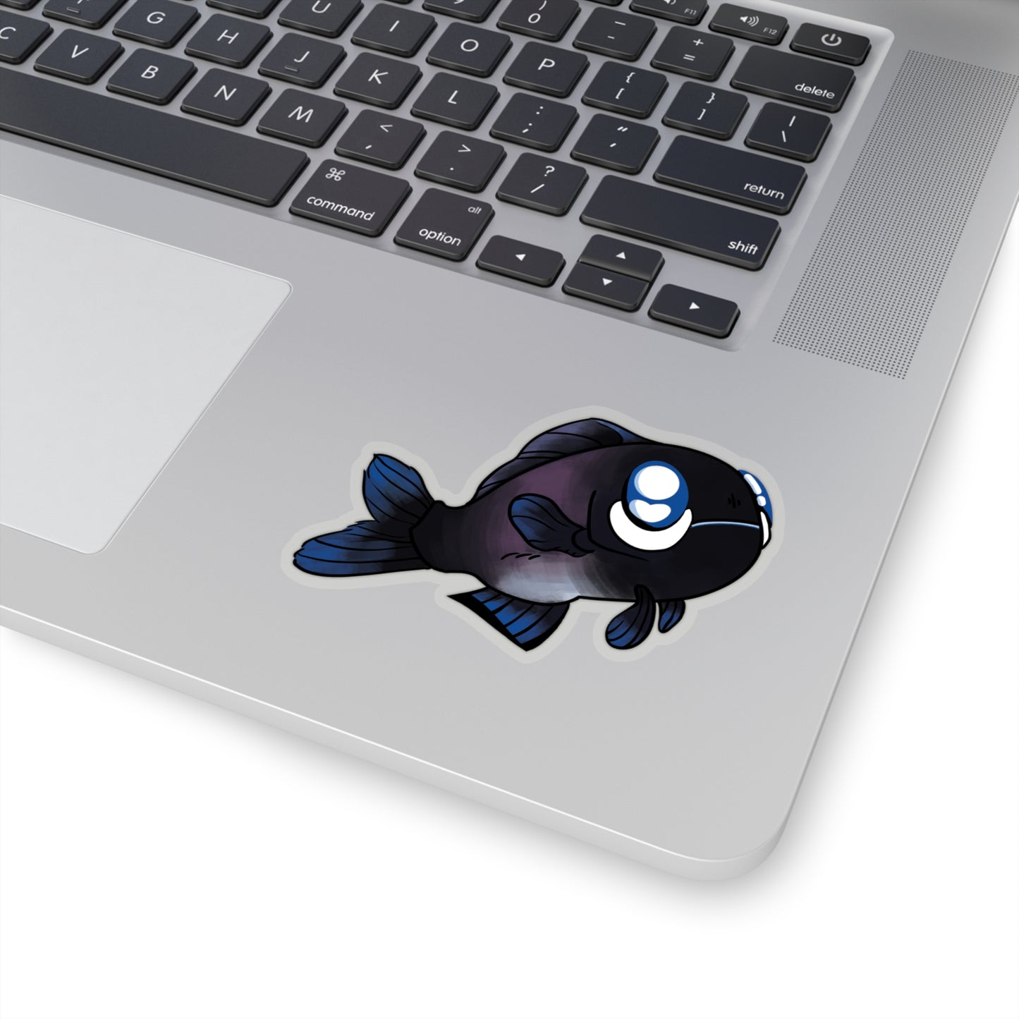 Cute Flashlight fish ocean marine sea animal Kiss-Cut Sticker