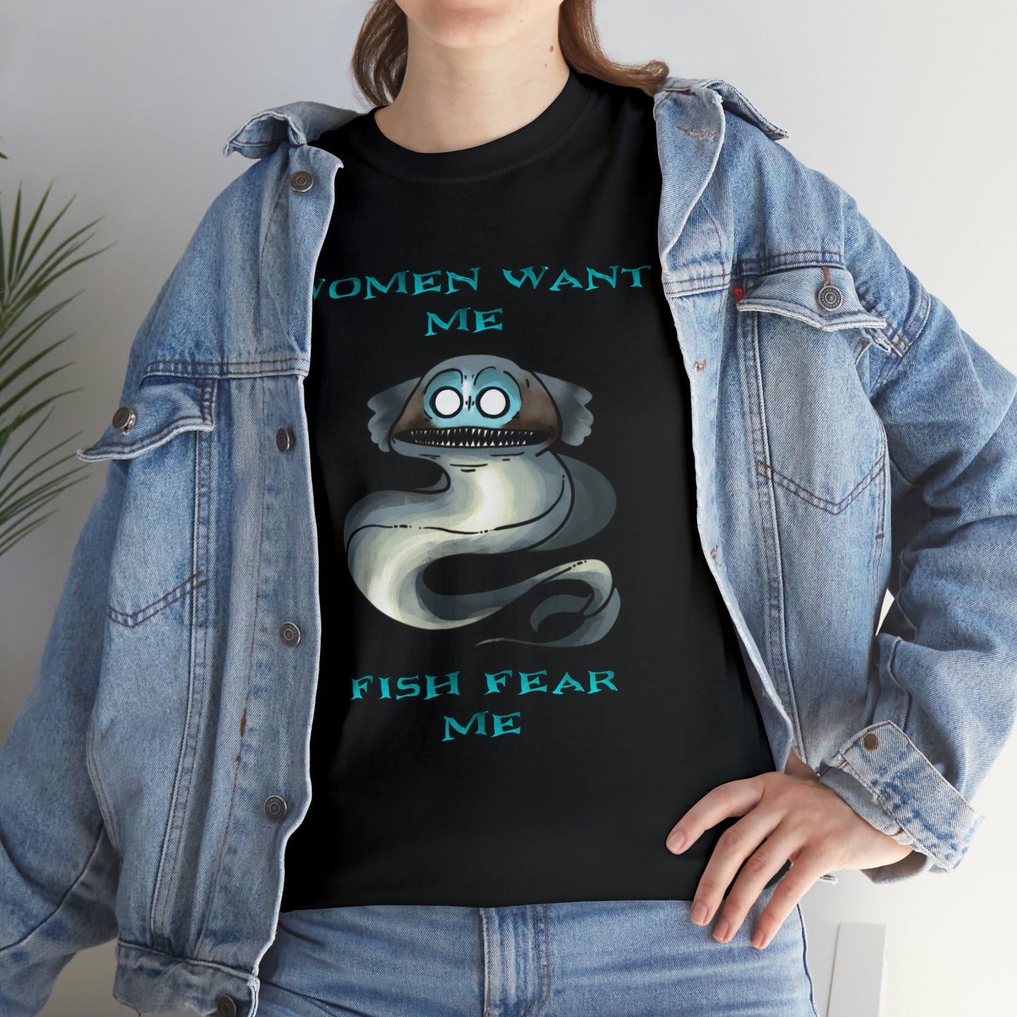 Telescope Fish Women want me fish fear me Unisex T-shirt