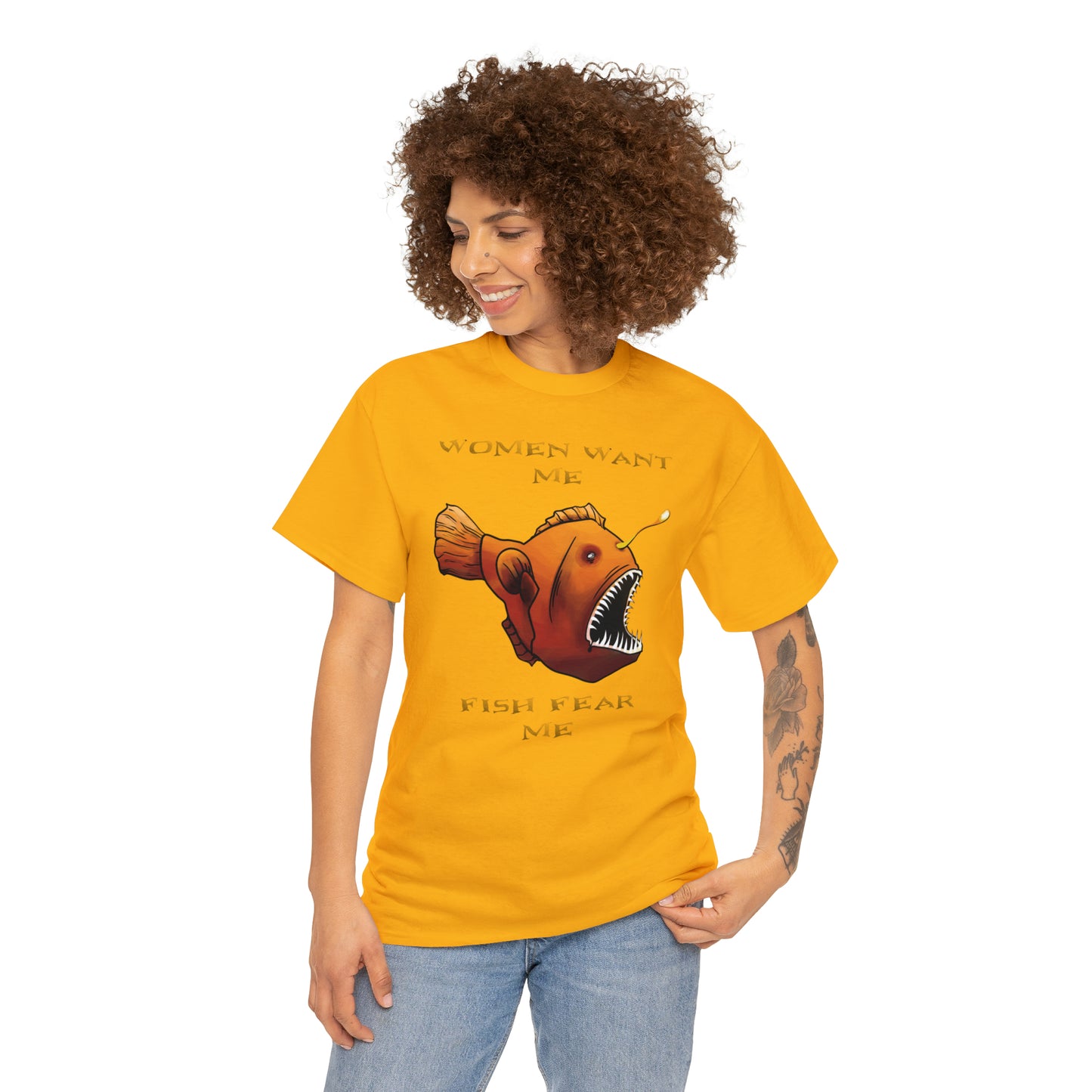 Angler fish Women want me fish fear me Unisex T-shirt