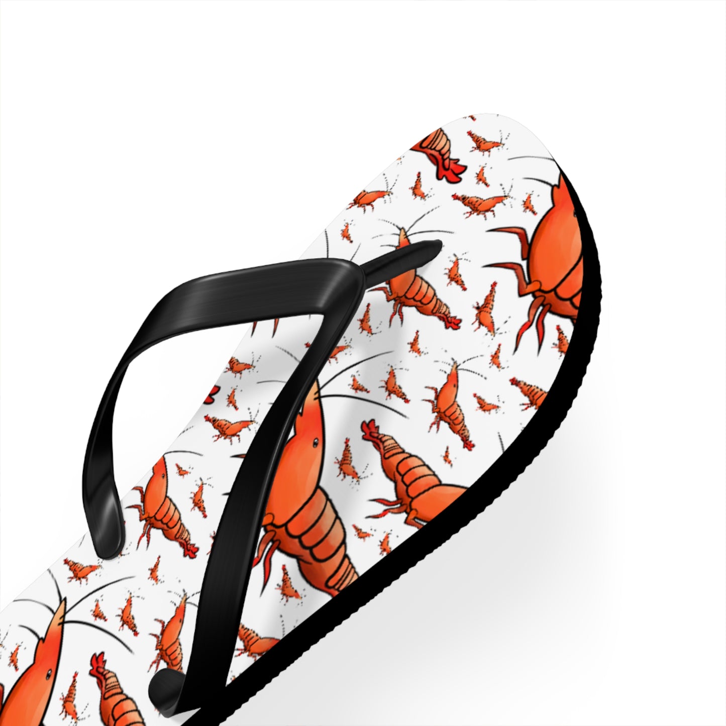 Shrimp Summer Beach and Pool Flip Flops