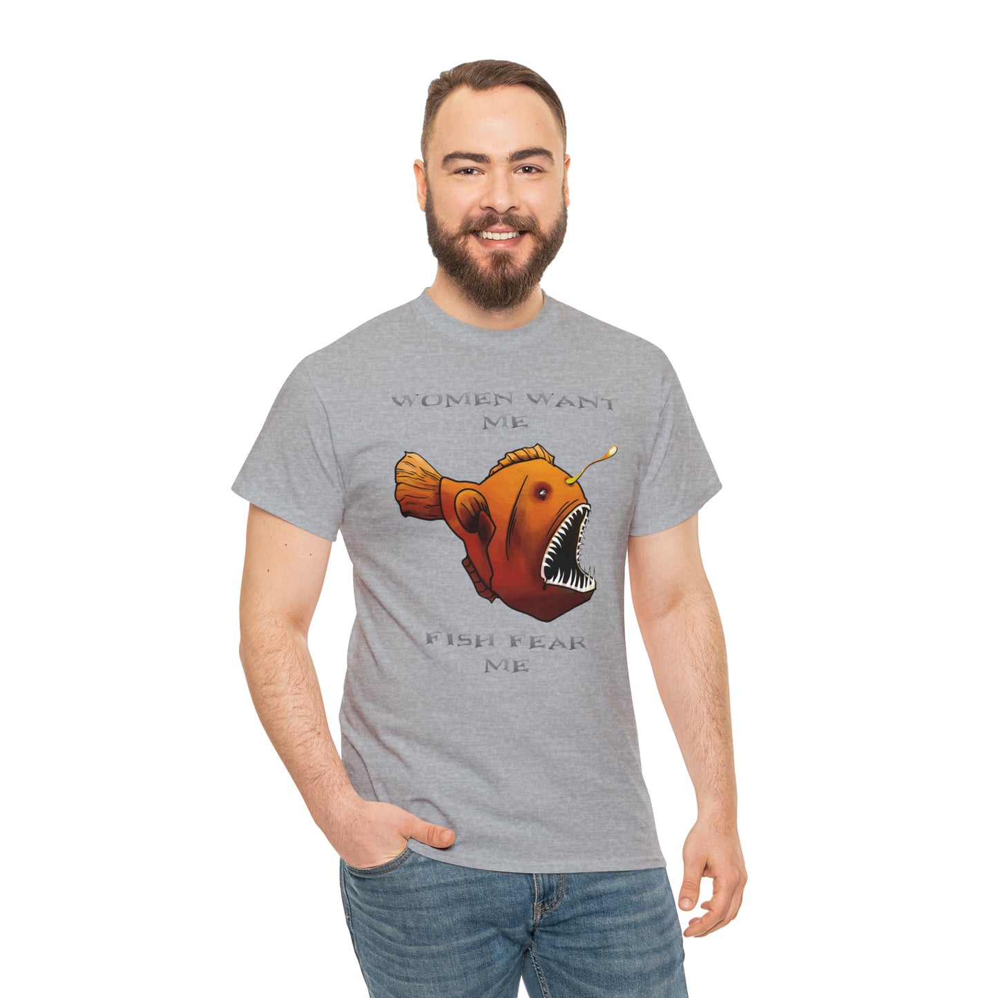 Angler fish Women want me fish fear me Unisex T-shirt