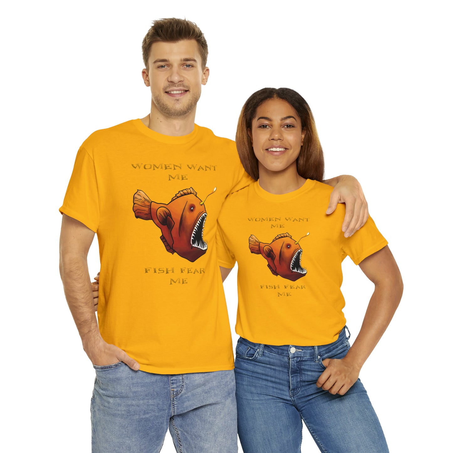 Angler fish Women want me fish fear me Unisex T-shirt